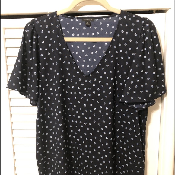 Ann Taylor Tops - Ann Taylor floral dressy blouse!